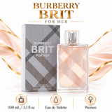 Burberry Brit by Burberry 3.3 Oz Eau De Toilette Spray for Women
