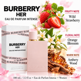 Her Intense by Burberry 3.4 Oz Eau De Parfum for Women