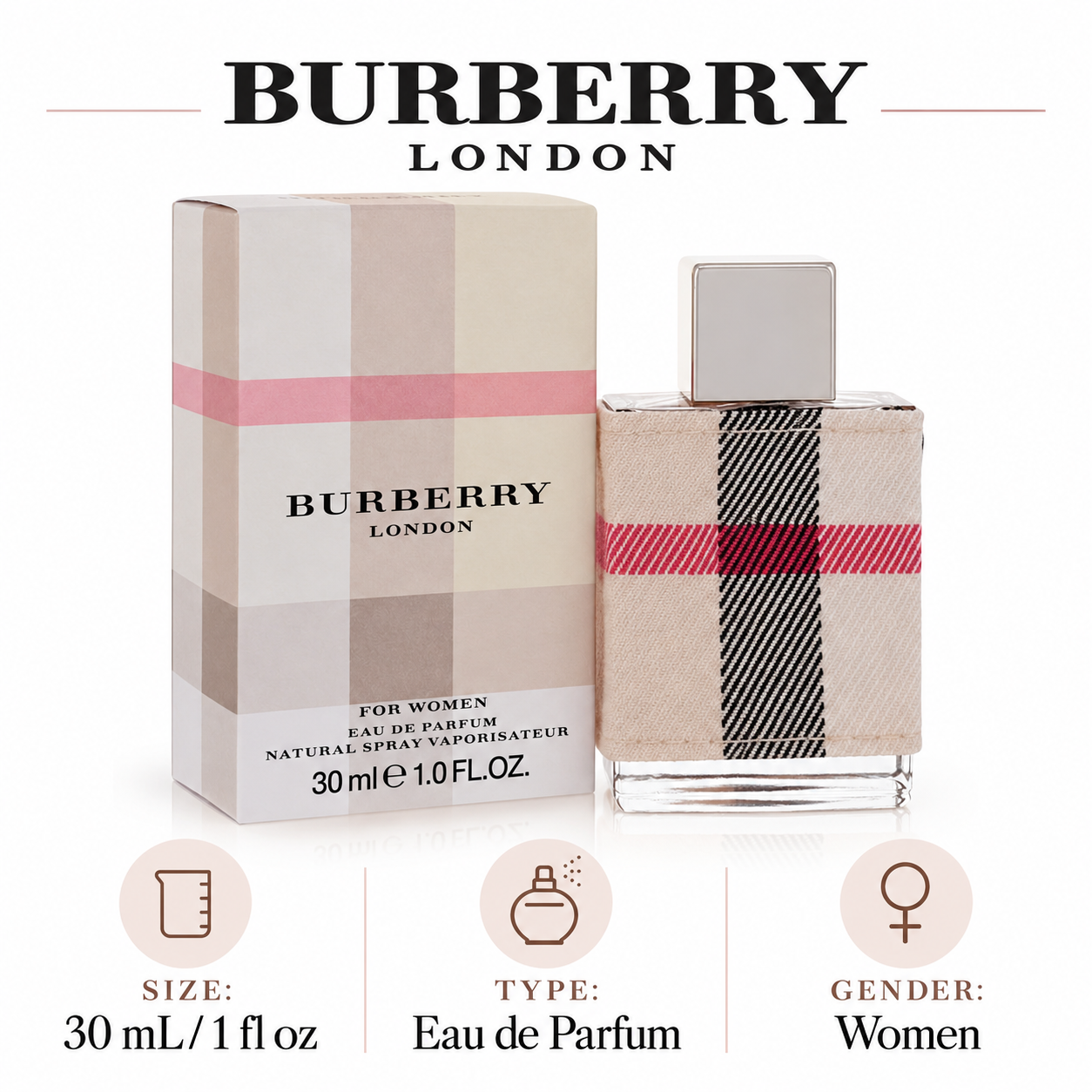 Burberry London by Burberry 1 Oz Eau De Parfum Spray for Women