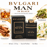 Bvlgari Man In Black by Bvlgari 2 Oz Eau De Parfum Spray for Men