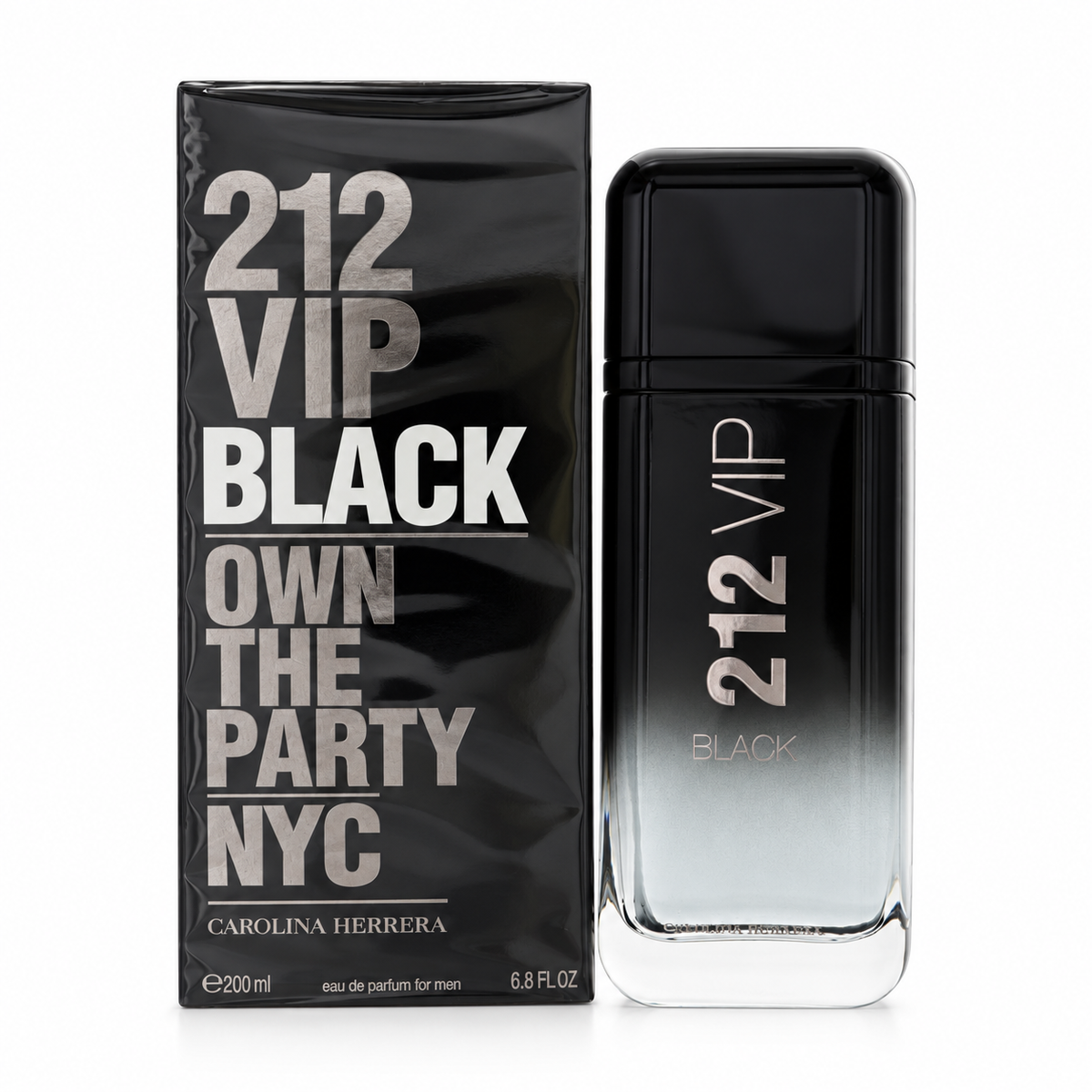 212 Vip Black by Carolina Herrera 6.8 Oz Eau De Parfum Spray for Men