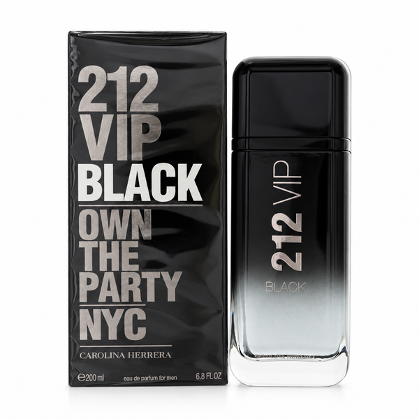 212 Vip Black by Carolina Herrera 6.8 Oz Eau De Parfum Spray for Men