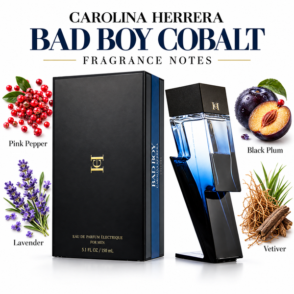 Bad Boy Cobalt by Carolina Herrera 5.1 Oz Eau De Parfum Spray In Box for Men