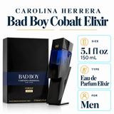 Bad Boy Cobalt Elixir by Carolina Herrera 5.1 Oz Eau De Parfum for Men
