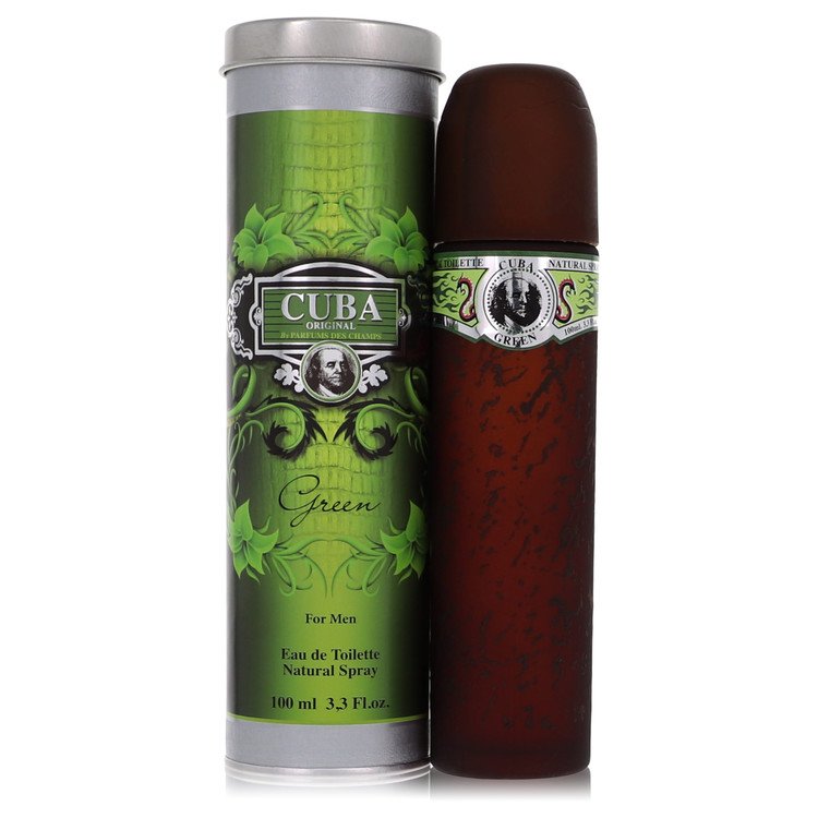 Cuba Green by Fragluxe 3.4 Oz Eau De Toilette Spray for Men