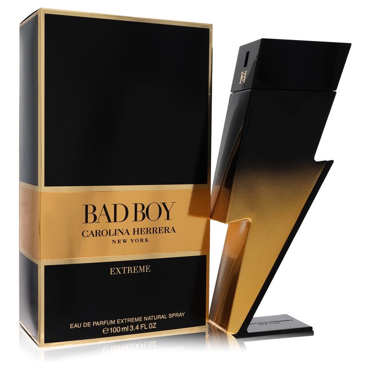 Bad Boy Extreme By Carolina Herrera 3.4 Oz Eau De Pafum Extreme Spray For Men In Box