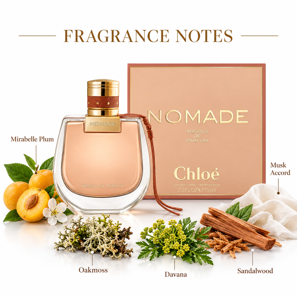 CHLOÉ NOMADE ABSOLU DE PARFUM 2.5 fl oz / 75 mL Eau de Parfum Women — main