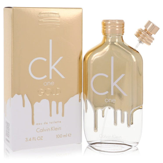 Ck One Gold by Calvin Klein 3.3 Oz Eau De Toilette Spray In Box for Unisex