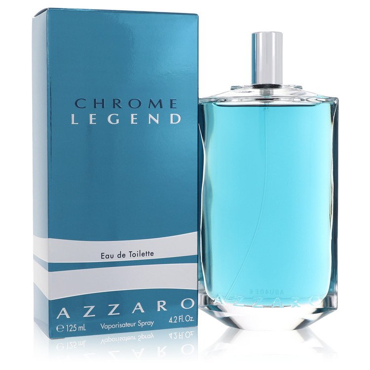 Chrome Legend By Azzaro 4.2 Oz Eau De Toilette Spray For Men In Box