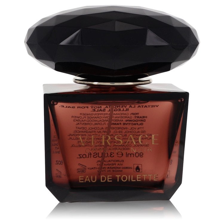 Versace Crystal Noir By Versace Perfume 3.0 Oz Eau De Toilette Spray For Women - Tester