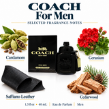 Coach New York by Coach 1.3 Oz Eau De Parfum Spray In Box for Men