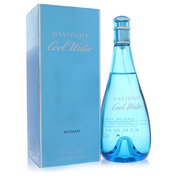 Cool Water By Davidoff Perfume 6.7 Oz Eau De Toilette Spray For Women - Box