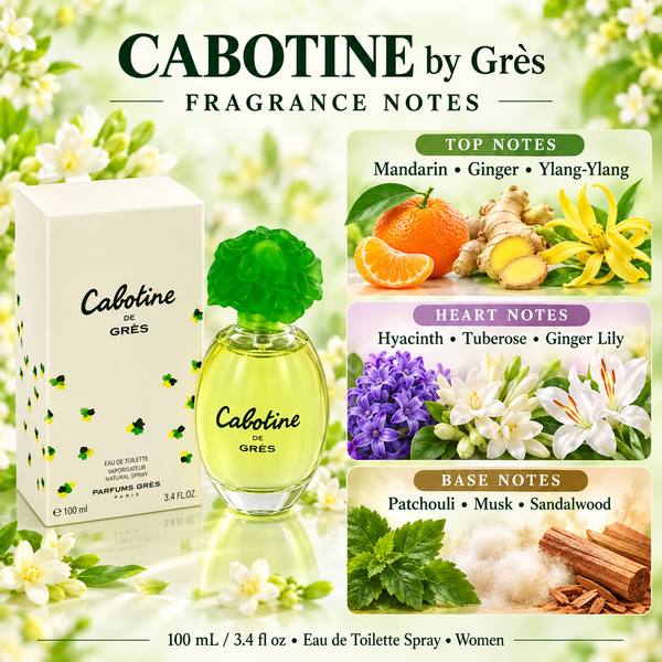 Cabotine by Parfums Gres 3.4 Oz Eau De Toilette Spray In Box for Women