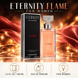 Eternity Flame by Calvin Klein 3.4 Oz Eau De Parfum Spray In Box for Women