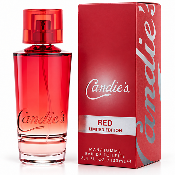 Candies Red Limited Edition by Candies 3.4 Oz Eau De Toilette Spray for Men — main image