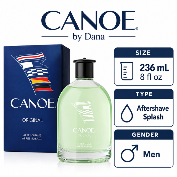 Canoe by Dana 8 Oz After Shave In Box for Men