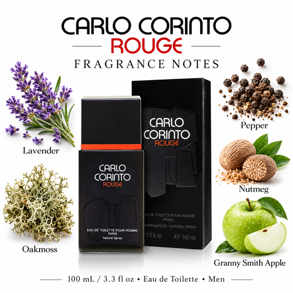 Carlo Corinto Rouge by Carlo Corinto 3.3 Oz Eai De Toilette Spray for Men