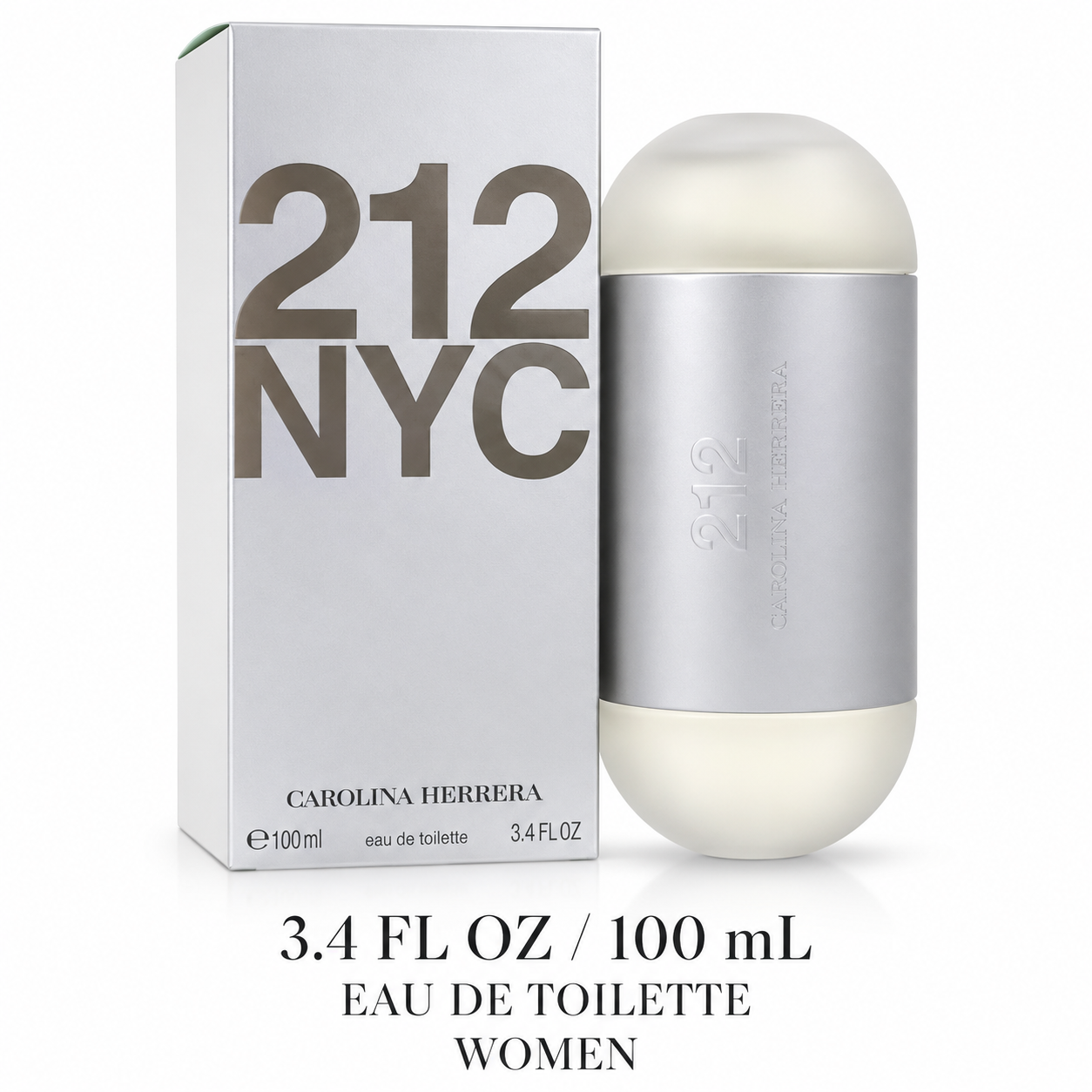 212 by Carolina Herrera 3.4 Oz Eau De Toilette Spray In Box for Women