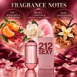 212 Sexy by Carolina Herrera 3.4 Oz Eau De Parfum Sprayf Or Women for Women