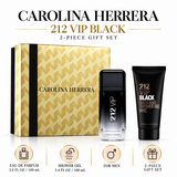 212 Vip Black by Carolina Herrera 2 Pcs Gift Set for Men