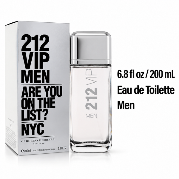 212 Vip by Carolina Herrera 6.8 Oz Eau De Toilette for Men