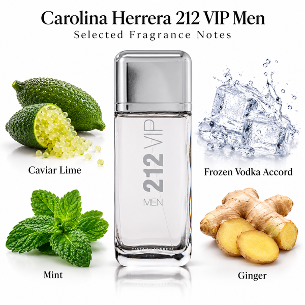 212 Vip by Carolina Herrera 6.8 Oz Eau De Toilette for Men