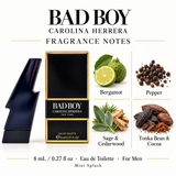 Bad Boy by Carolina Herrera 0.27 Oz Eau De Toilette for Men