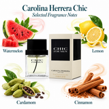 Chic by Carolina Herrera 2 Oz Eau De Toilette Spray for Men