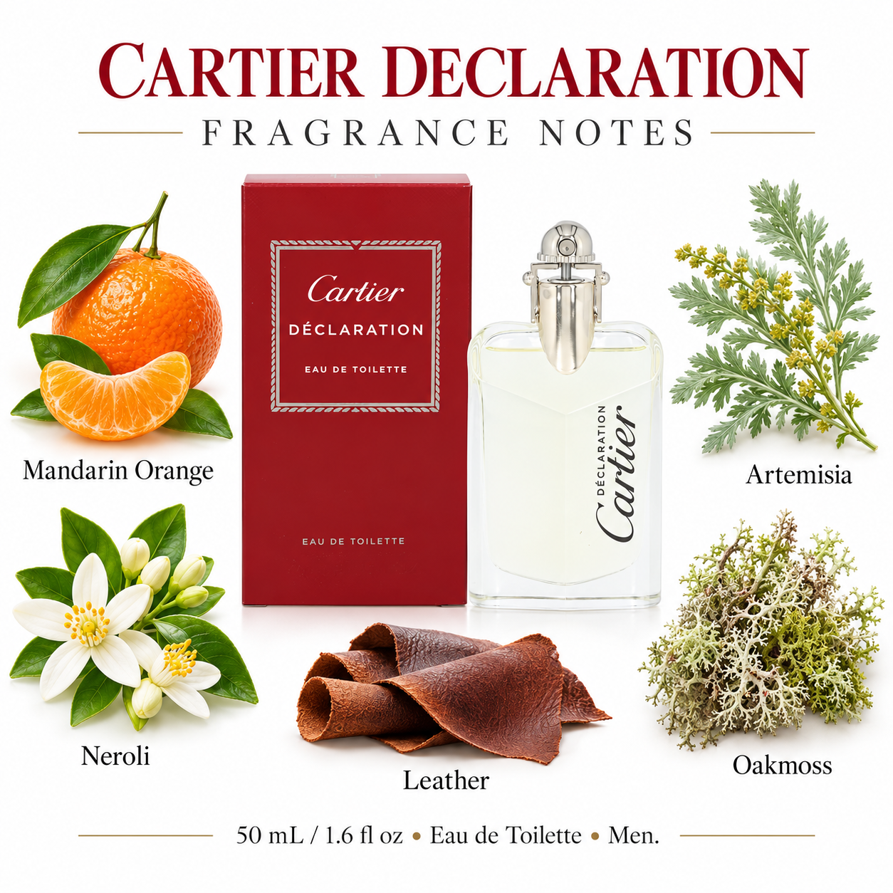 Cartier Declaration 1.6 oz Eau de Toilette for Men - main product image