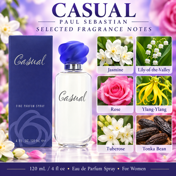Casual by Paul Sebastain 4 Oz Fine Parfum Spray for Women