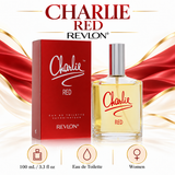 Charlie Red by Revlon 3.4 Oz Eau De Toilette Spray In Box for Women