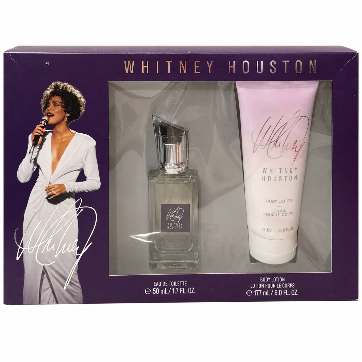 Whitney by Whitney Houston 2pc Gift Set (1.7 oz EDT Spray & 6oz Body Lotion) for Women