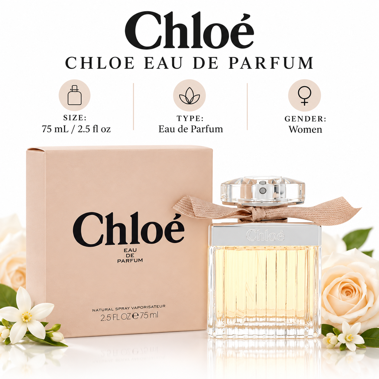 Chloe by Chloe 2.5 Oz Eau De Parfum Spray In Box for Women