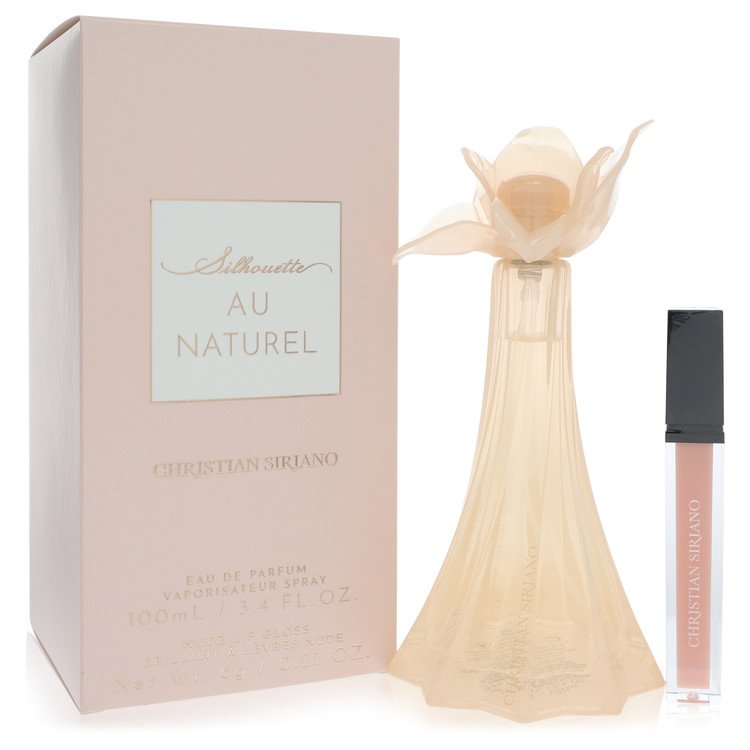 Christian Siriano Au Naturel by Christian Siriano 3.4 Oz Eau De Parfum Spray + 0.21 Oz Nude Lip Gloss for Women