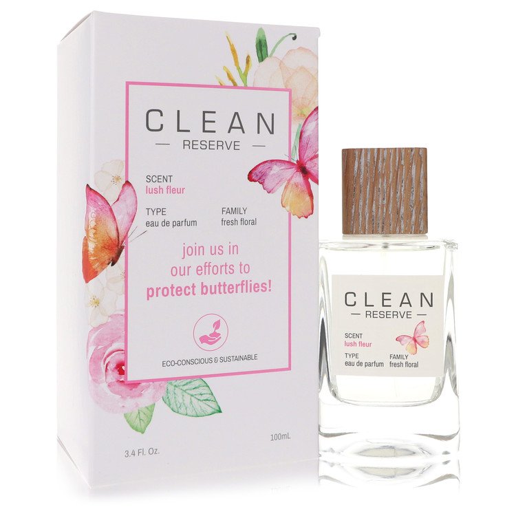 Clean Reserve Lush Fleur by Clean 3.4 Oz Eau De Parfum Spray (butterfly Edition) for Women