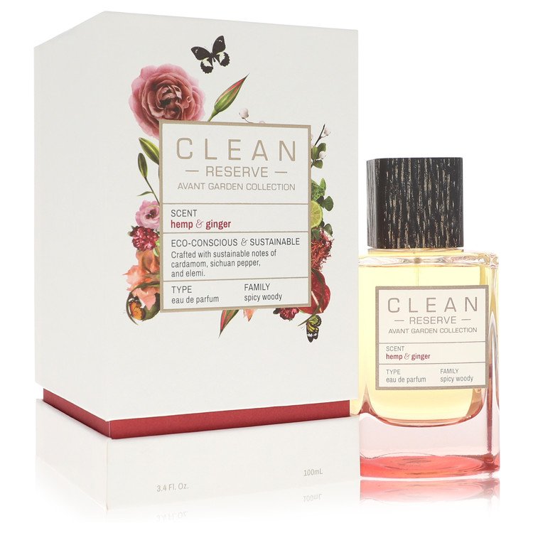 Clean Reserve Hemp & Ginger by Clean 3.4 Oz Eau De Parfum Spray (unisex) for Women