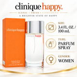Happy by Clinique 3.4 Oz Parfum Spray for Women