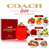 Coach Love by Coach 3 Oz Eau De Parfum for Women
