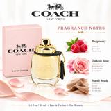 Coach New York by Coach 1 Oz Eau De Parfum Spray In Box for Women