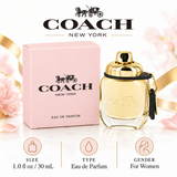 Coach New York by Coach 1 Oz Eau De Parfum Spray In Box for Women