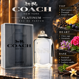 Platinum Men by Coach 6.7 Oz Eau De Parfum Spray for Men