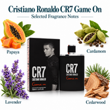 Christiano Ronaldo Cr7 by Christiano Ronaldo 3.4 Oz Eau De Toilette Spray for Men