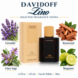 Zino by Davidoff 4.2 Oz Eau De Toilette Spray In Box for Men