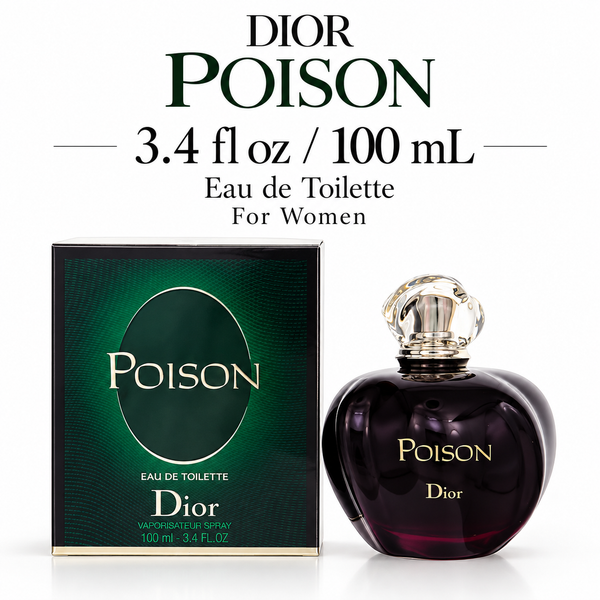 Poison by Christian Dior 3.4 Oz Eau De Toilette for Women