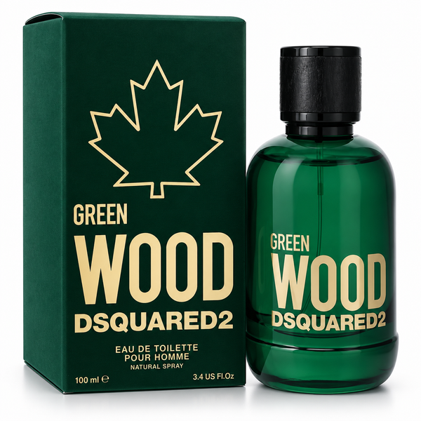 Green Wood by Dsquared2 3.4 Oz Eau De Toilette Spray In Box for Men