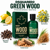 Wood Green by Dsquared2 3.4 Oz Eau De Toilette Spray for Men