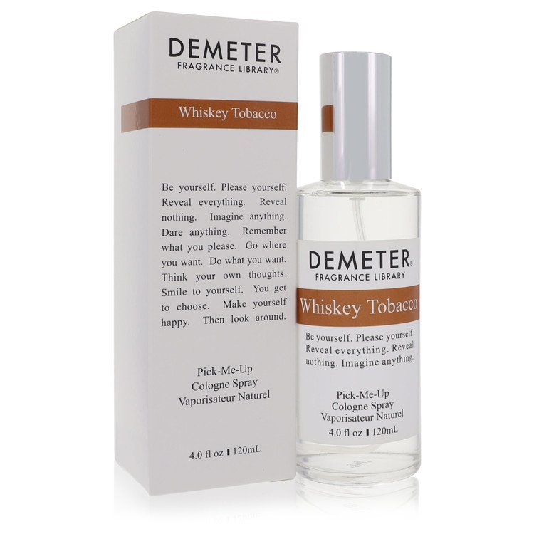 Demeter Whiskey Tobacco by Demeter 4 Oz Cologne Spray for Men
