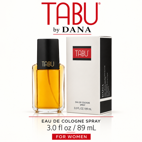 Tabu by Dana 3.0 Oz Eau De Cologne Spray In Box for Women