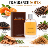 Adventure by Davidoff 3.3 Oz Eau De Toilette Spray In Box for Men