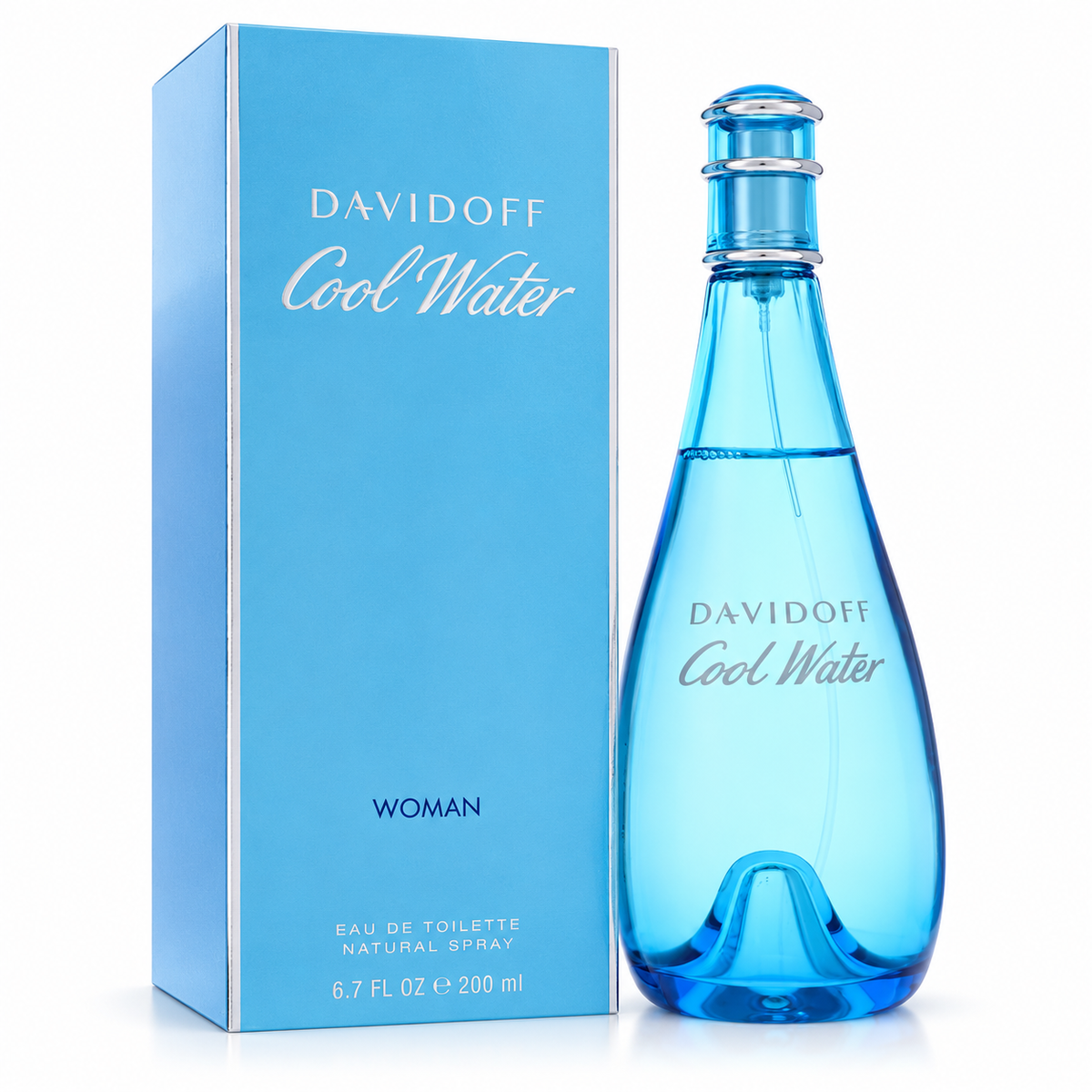 Cool Water by Davidoff 6.8 Oz Eau De Toilette Spray for Women